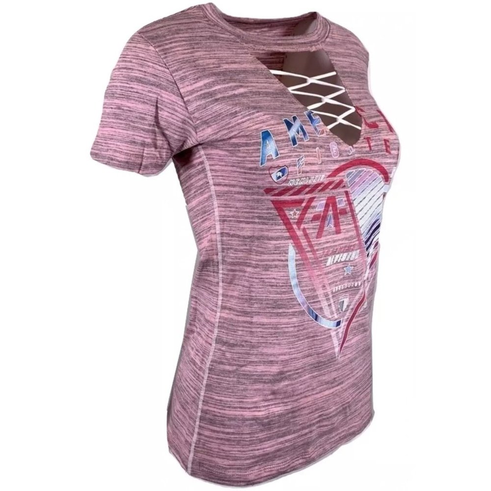 AMERICAN FIGHTER Women's T-Shirt S/S CARMOCHAEL - Picture 9 of 12